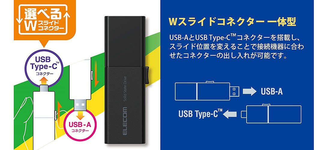 Wスライドコネクター 一体型