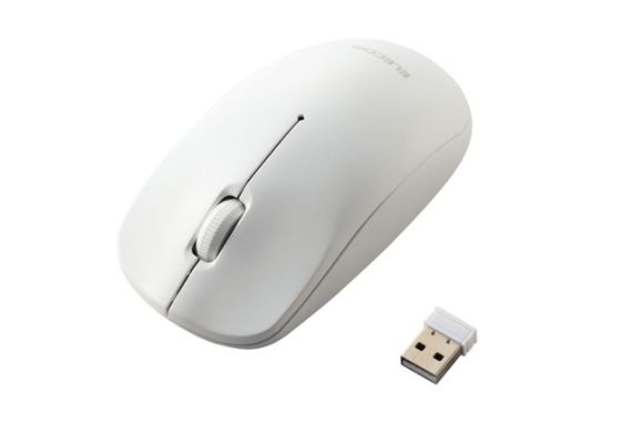 USB-A・USB Type-C(USB-C)ポート対応 無線2.4GHzモデルの3ボタンマウス