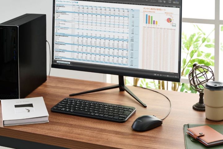 USB-A・USB Type-C(USB-C)ポート対応 電池交換や充電が不要な、有線モデルの3ボタンマウス