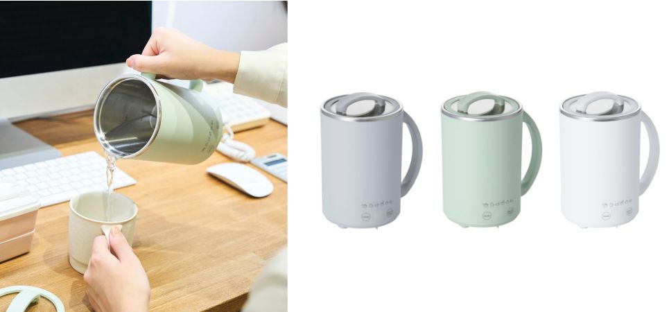 飲み物はずっと温かく、料理は作ってそのまま食べられる！調理ができるマグカップ Cook Mug plus 大容量サイズを新発売