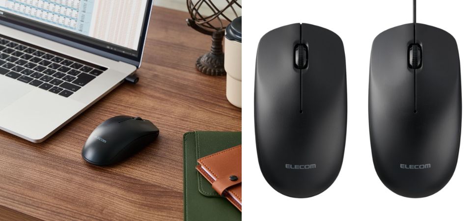基本性能をしっかり備えたスタンダードマウス!Bluetooth®・無線2.4GHz・有線の接続方式から選べる3ボタンマウスを新発売