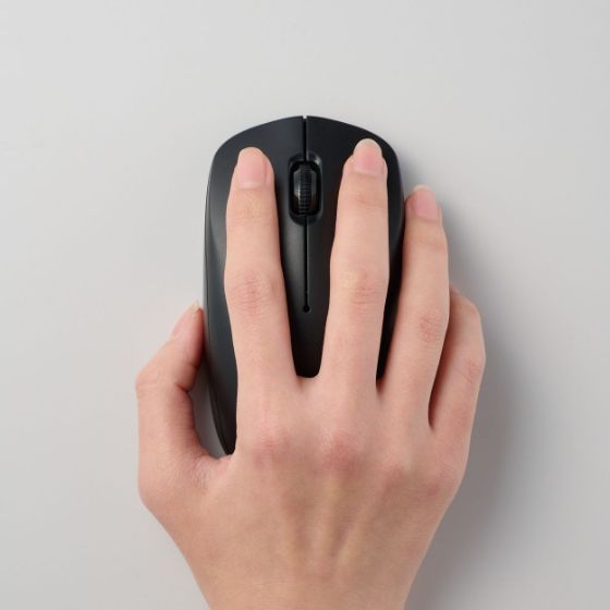 Bluetooth®接続に対応 ワイヤレスモデルの3ボタンマウス