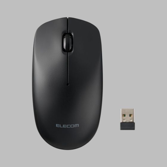 USB-A・USB Type-Cポート対応 無線2.4GHzモデルの3ボタンマウス
