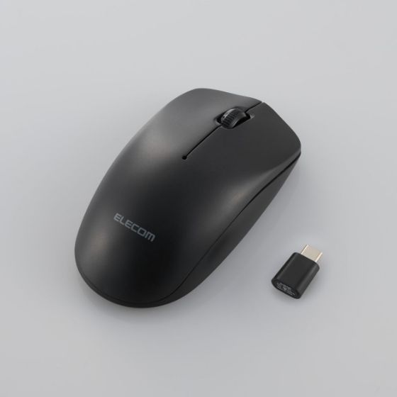 USB-A・USB Type-Cポート対応 無線2.4GHzモデルの3ボタンマウス