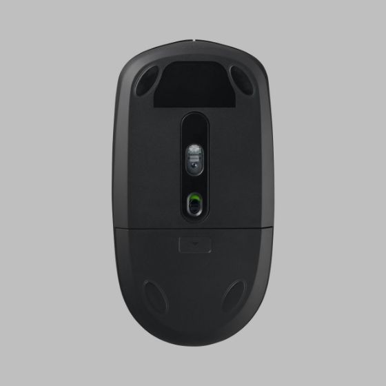 USB-A・USB Type-Cポート対応 無線2.4GHzモデルの3ボタンマウス