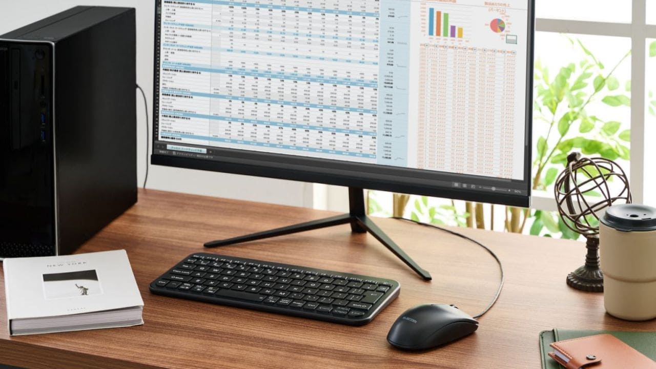 USB-A・USB Type-Cポート対応 電池交換や充電が不要な、有線モデルの3ボタンマウス