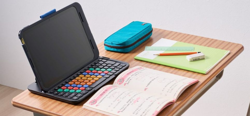 GIGAスクール構想第2期での活用におすすめ！MIL規格対応でiPad本体とUSB-Cで接続できるケース一体型パソコン学習用キーボード"KEY PALETTO Folio"を新発売