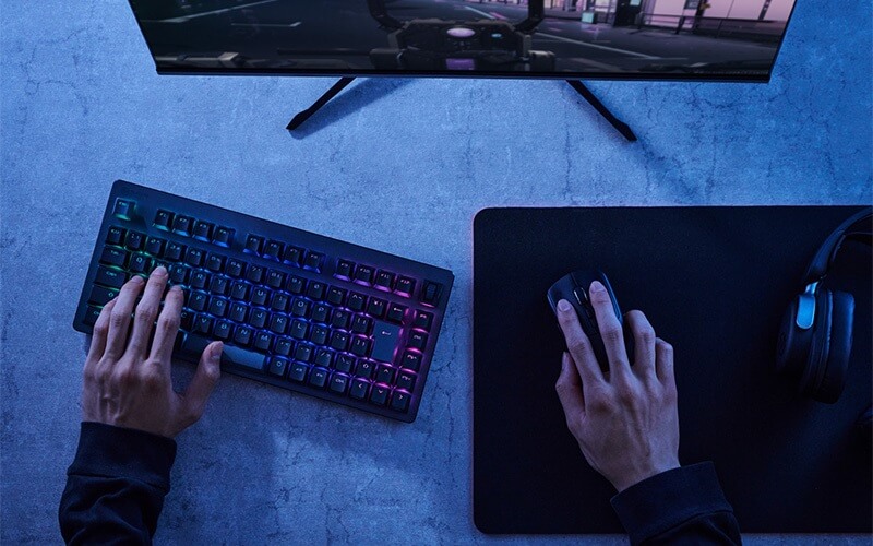 WASDをホームポジションとして、周辺のキーデザインを最適化