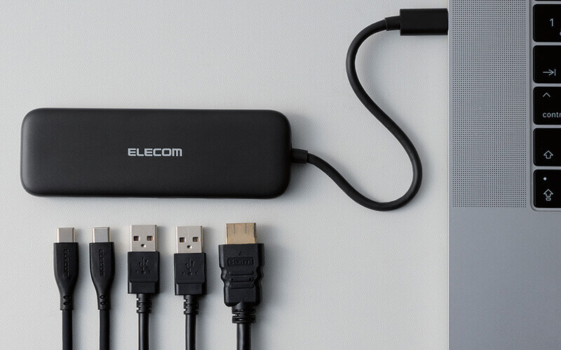 高速データ通信専用のUSBポートを複数装備