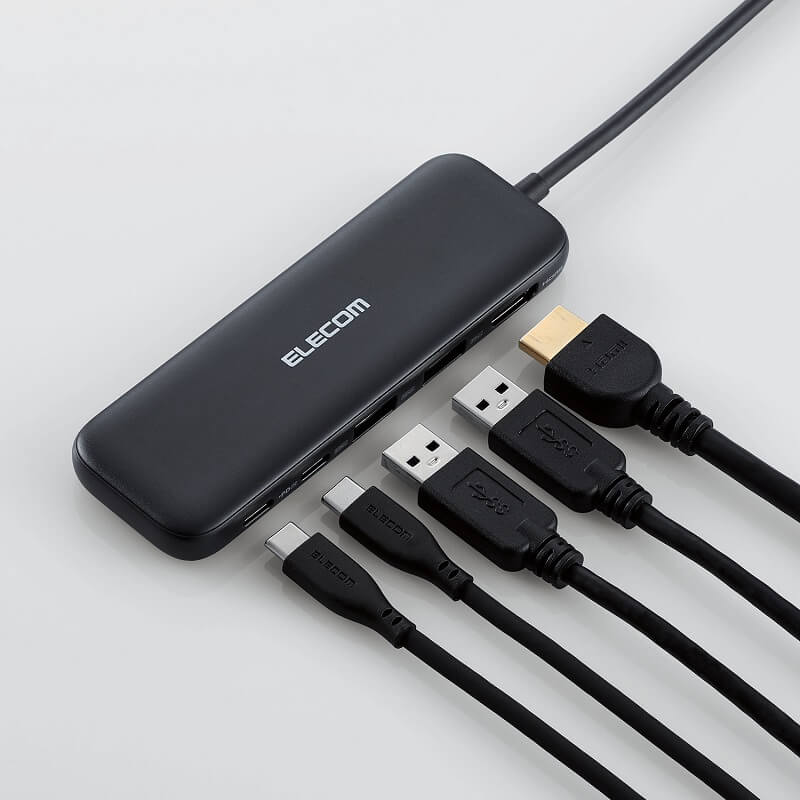 USB対応機器や外部モニター(HDMI)を接続できる5ポートモデル