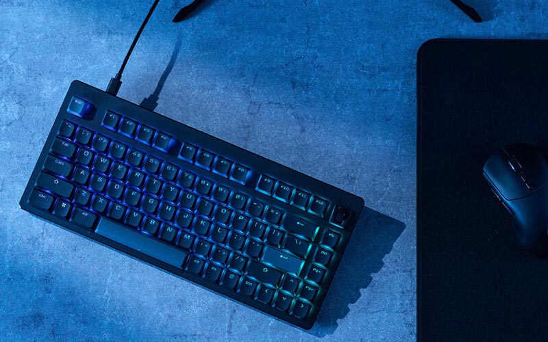磁気式スイッチ＋ロープロファイル US配列75%ゲーミングキーボード