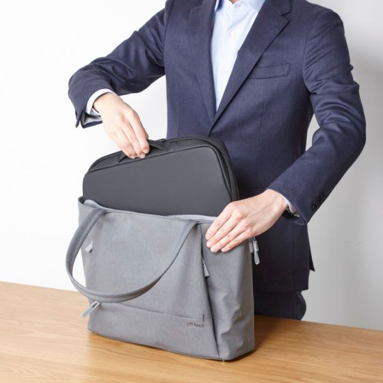 気室開閉と収納物の出し入れがしやすい！整理タイプインナーバッグ（横型・縦型）