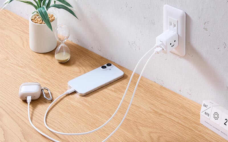 PSS対応なので、小電力機器でも最適な充電が可能