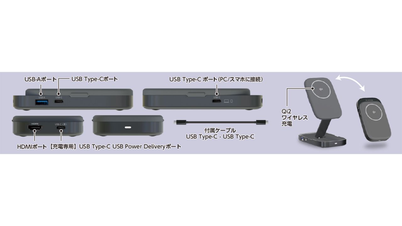 65W充電と高速データ転送で、作業効率が大幅にアップ!