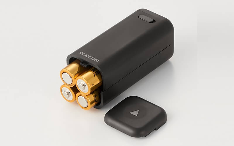 製品画像(乾電池を入れた状態)