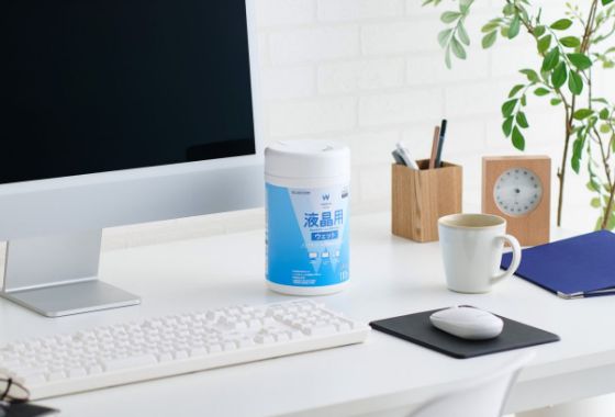 デリケートな液晶画面におすすめ!液晶用ウェットクリーニングティッシュ