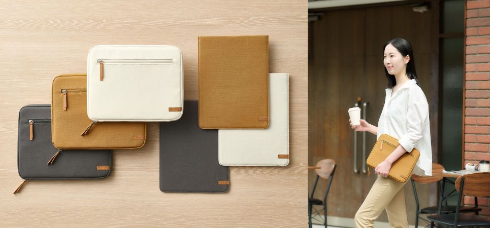 シンプルで心地よく使える!耐久性とスタイリッシュさを兼ね備えたタブレット汎用インナーケース2タイプを新発売