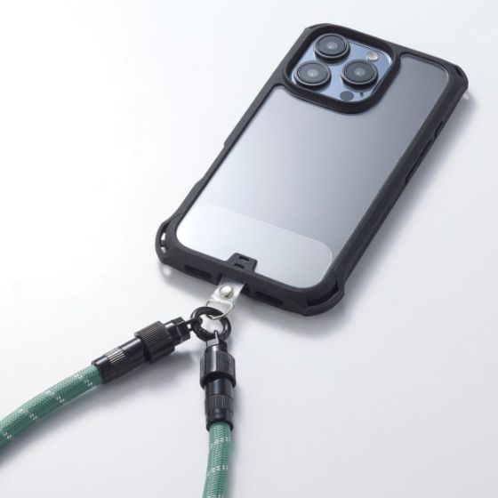 手首や腕に掛けてスマートフォンの落下を防ぐ!2in1仕様の充電ケーブルハンドストラップ