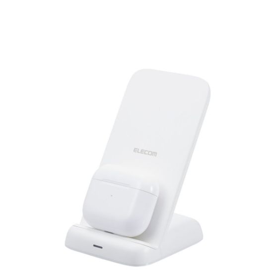 3枚のコイルで、AirPodsやスマートフォン縦横で充電可能