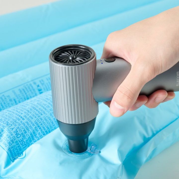 モンスター級パワーで水滴も爆風で吹き飛ばす！電動エアダスター(AD-ALB05BK)