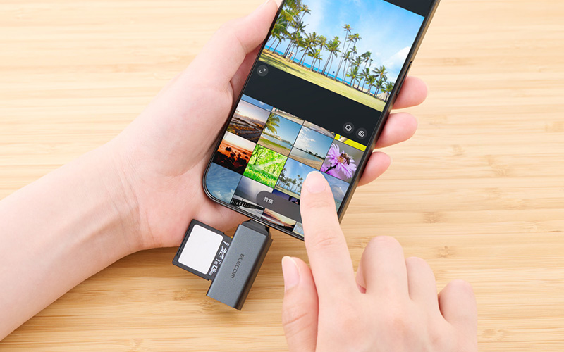 スマートフォンに保存された画像のバックアップや移動にも使える