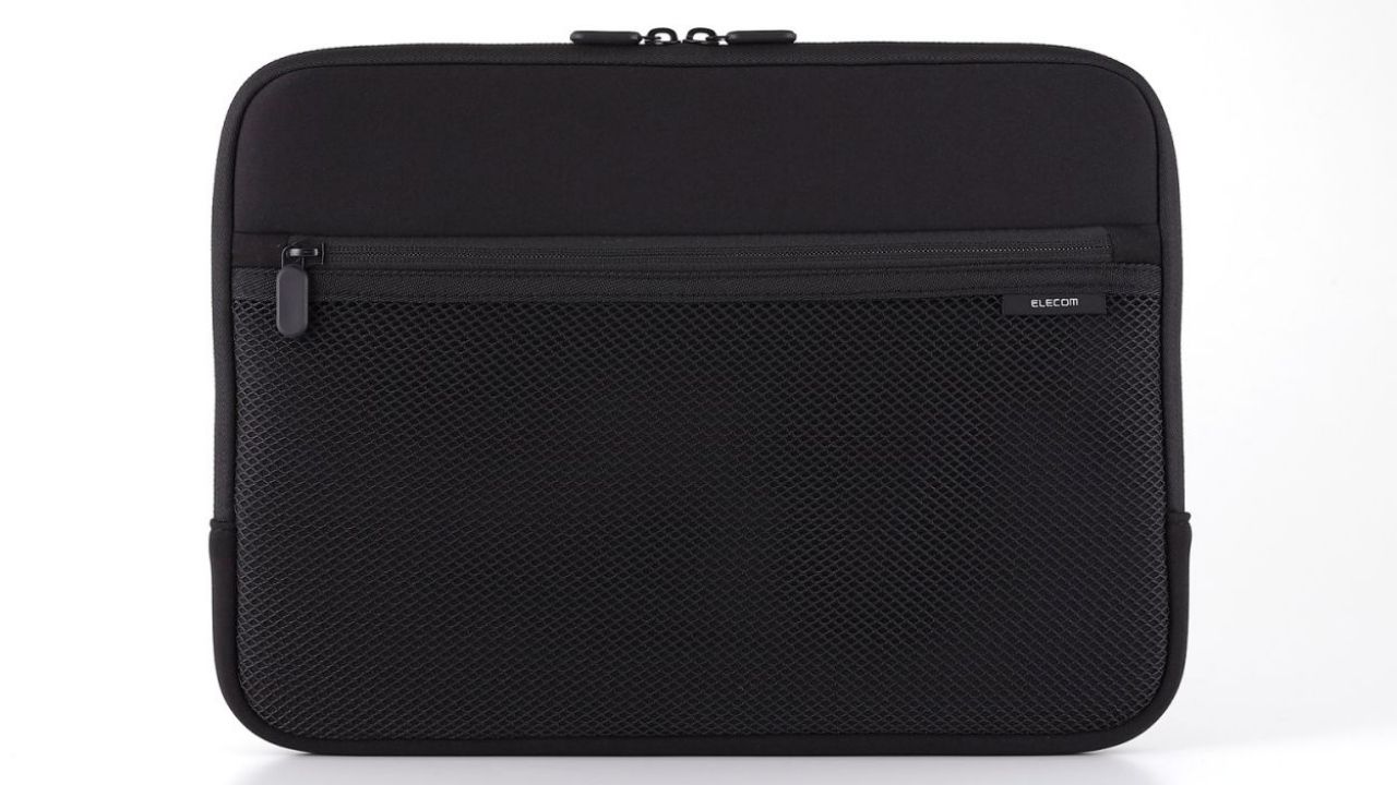 マウスやACアダプターをまとめて収納可能!メッシュポケット付きインナーバッグ