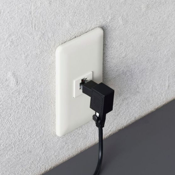 LANポートの向きを変換できる!RJ45 L字変換コネクター(Cat5e)