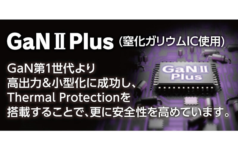 GaN II Plus(窒化ガリウムIC使用)