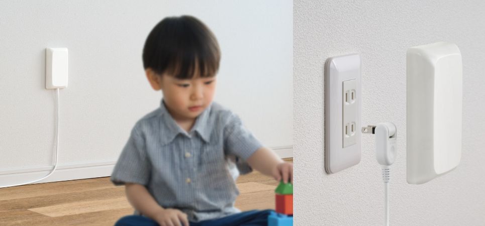 コンセントからの火災を防止し、見た目もスッキリ!安全と美観を兼ね備えたコンセントカバーを新発売