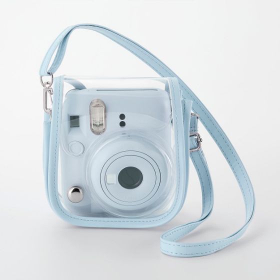 クリア素材で本体カラーが見えて可愛い!Instax mini 12(チェキ)専用カメラケース