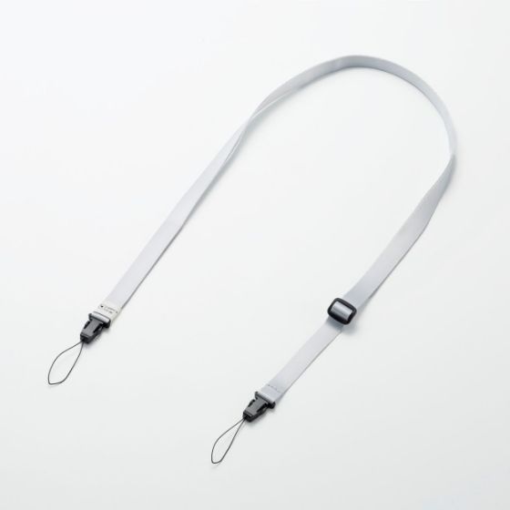 首掛け、肩掛け、たすき掛けの3WAY仕様!コンパクトタイプのカメラに使えるネックストラップ