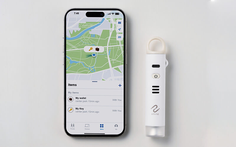 「探す」アプリで位置情報を共有できる