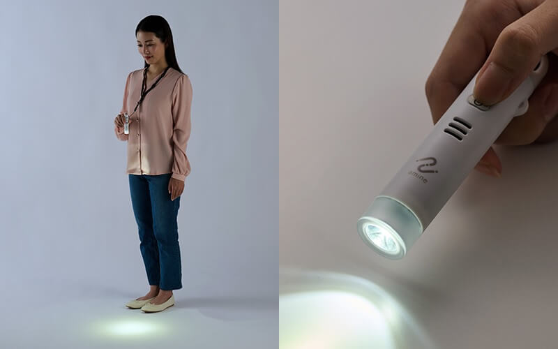 夜道や停電時に明るく照らすLEDライト