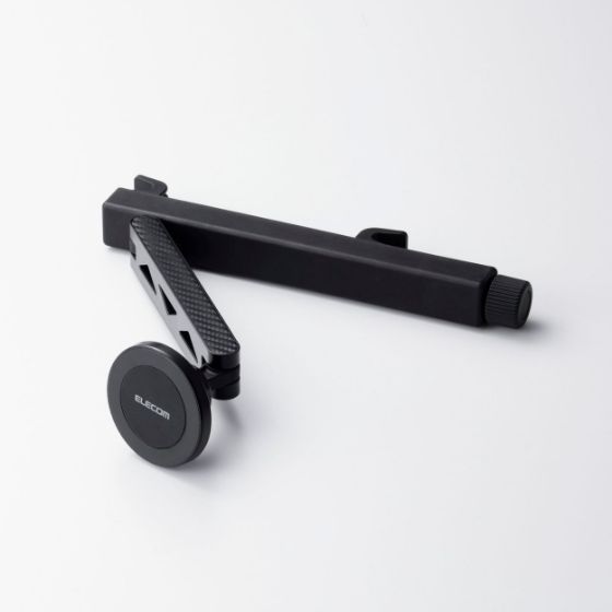 ヘッドレストポールに取り付け、後部座席での動画視聴に便利!スマートフォンホルダー(後部座席タイプ)