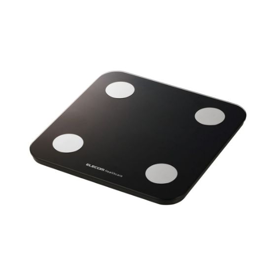 測定データを専用アプリ「ELECOM Healthcare」に転送できる Bluetooth®+Wi-Fi通信機能搭載 体組成計