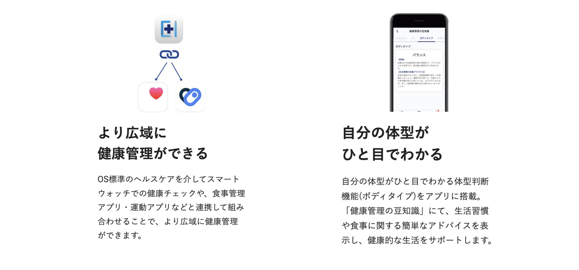 専用アプリ「ELECOM Healthcare」