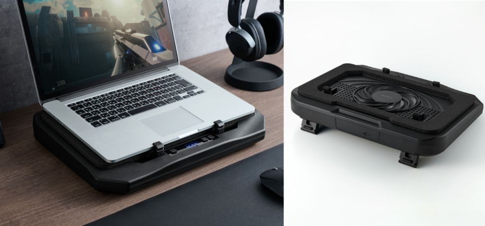 ノートパソコンの熱を逃がし、快適な作業環境を維持!幅広い機種で快適に使用できる、ノートパソコン用クーラー