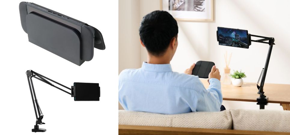 Nintendo Switch™シリーズ対応!快適なプレイを叶えるフラップカバー&アーム型スタンドを新発売