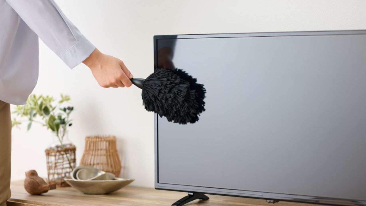 画面などの掃除にぴったりな、モップタイプ【KBR-020AS】