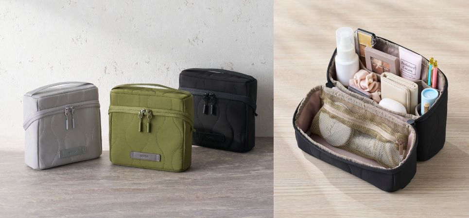 ワークツールをまとめてすっきり収納!大人カジュアルなデザインがかわいいスタンドタイプのツールポーチを新発売