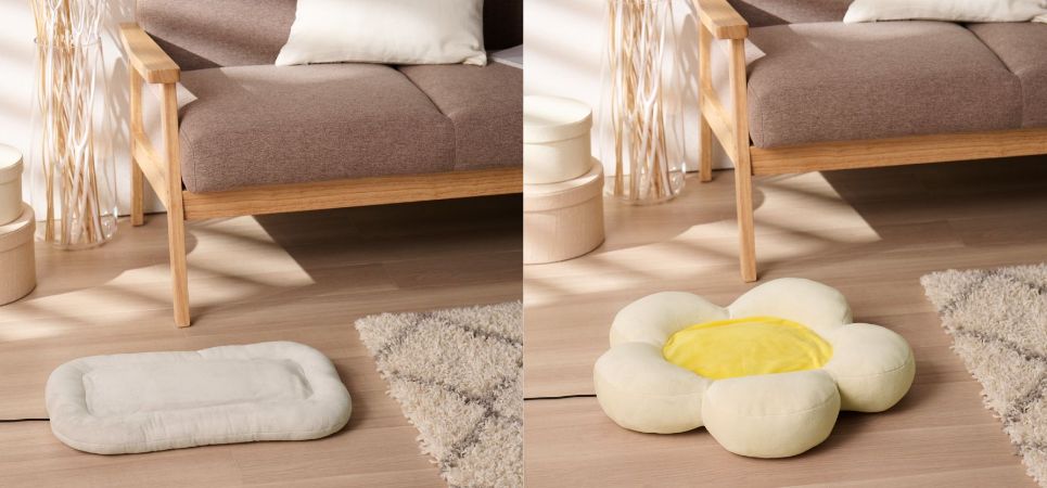 冬の寒さからペットを守る!モバイルバッテリー対応で、お出かけ先でも温かさをキープする温熱クッション 2タイプを新発売