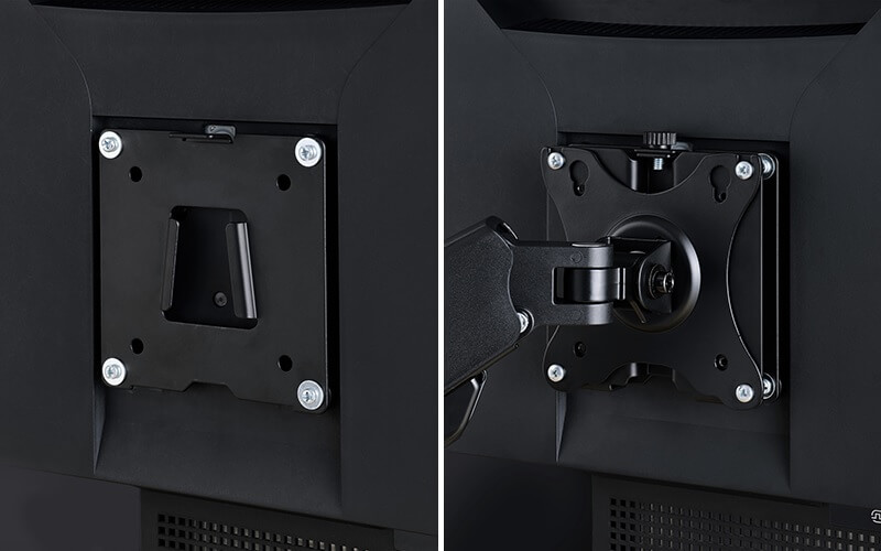 モニター側のブラケット