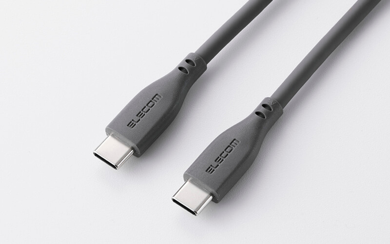 やわらかくなめらかな手触りのシリコン素材を採用