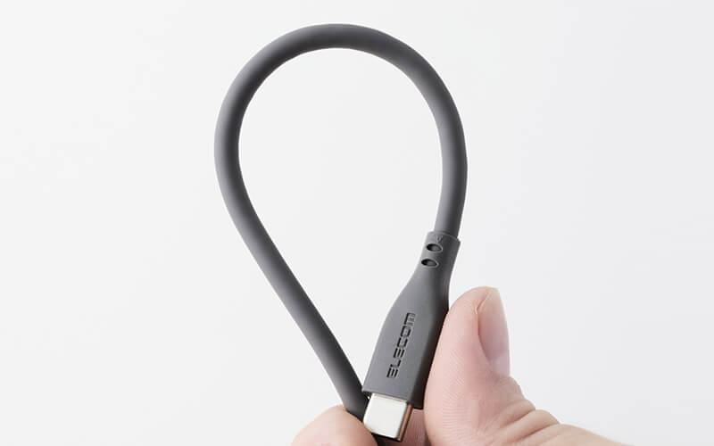 癖がつきにくく取り回しがしやすいやわらかタイプ