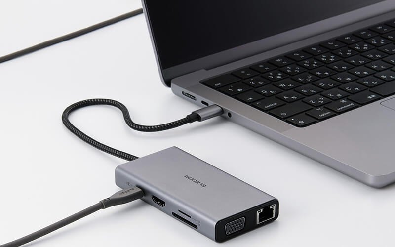 USB Power Delivery対応、本製品を使用しながらパソコンの充電が可能