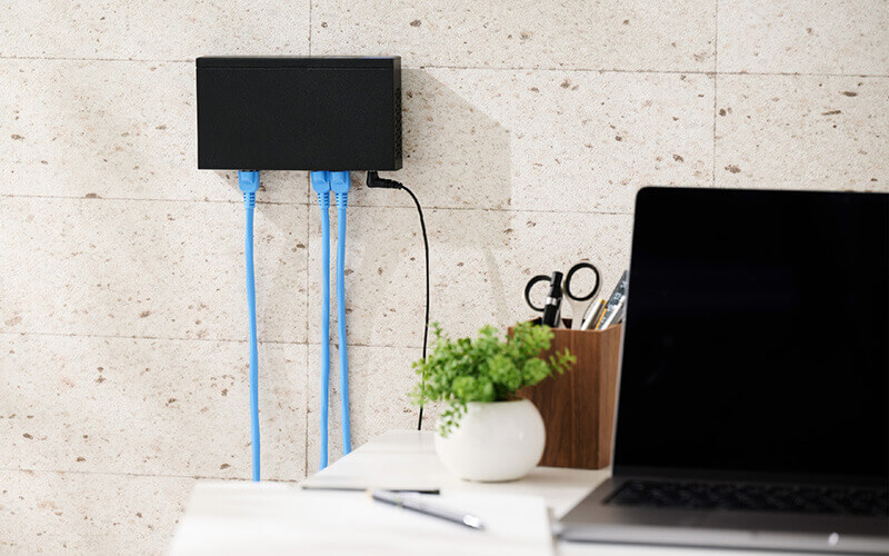 壁面への設置にも対応