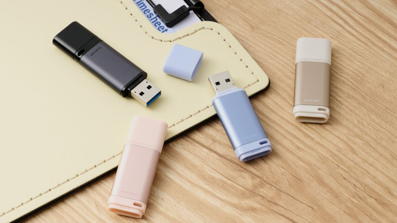 キャップでコネクターをしっかり保護!ゴミやホコリの侵入からコネクターを守る、キャップ式 USBメモリ