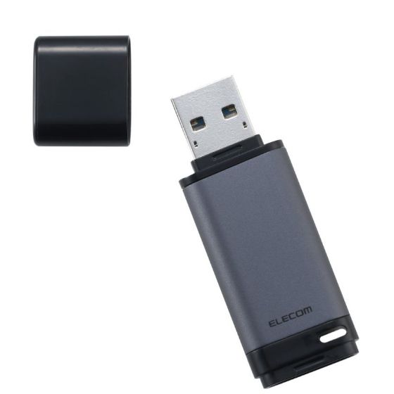 キャップでコネクターをしっかり保護!ゴミやホコリの侵入からコネクターを守る、キャップ式 USBメモリ