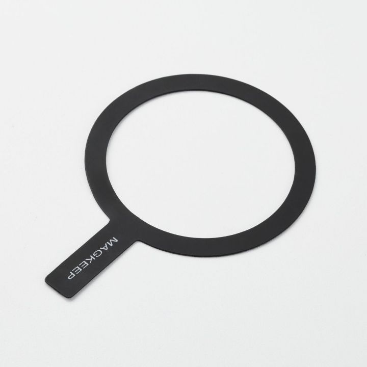 薄型設計で、ケースに貼ってもかさばらずスマート!メタルリングステッカー