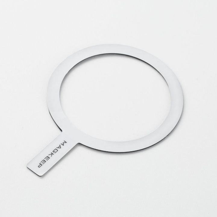 内蔵マグネットで、アクセサリーを固定する強力な吸着力を実現!マグネットリングステッカー